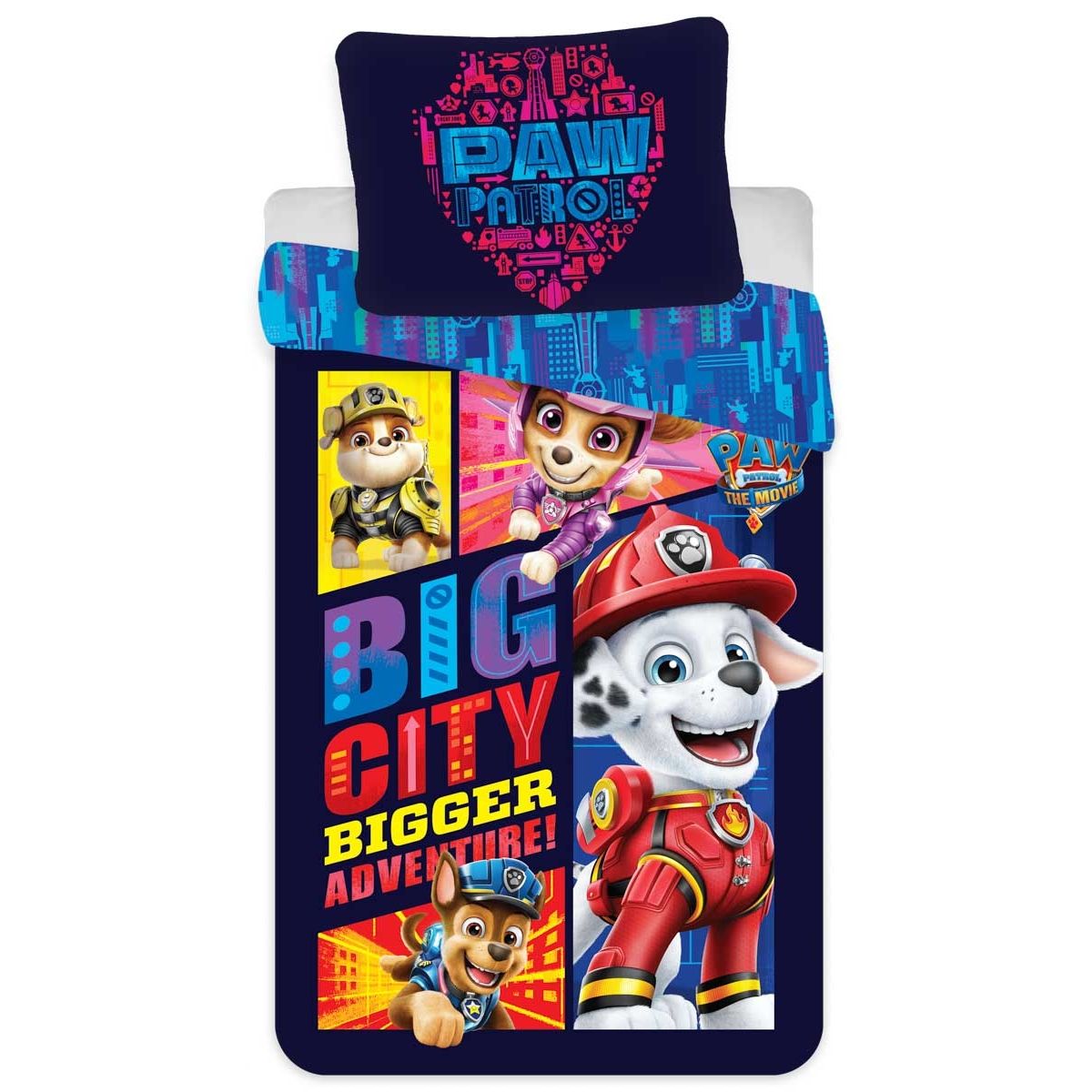 Paw Patrol The Movie - Sengesæt - 150x210 cm - Multi