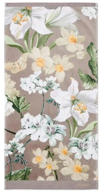 Essenza Rosalee badehåndklæde - 70x140 cm - Grå - 100% økologisk bomuld - Essenza badehåndklæder
