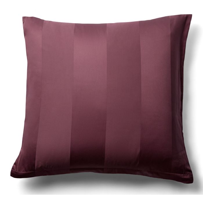 Luksus pudebetræk - 60x63 cm - Blommefarvet eksklusivt hovedpudebetræk i 100% bomuldssatin fra By Borg