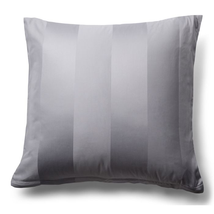 Luksus pudebetræk - 60x63 cm - Gråt eksklusivt hovedpudebetræk i 100% bomuldssatin fra By Borg