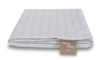 Billede af Sommer silkedyne - 100% Mulberry silkefyld - 140x220cm -Temperaturregulerende sommerdyne fra Borg Living