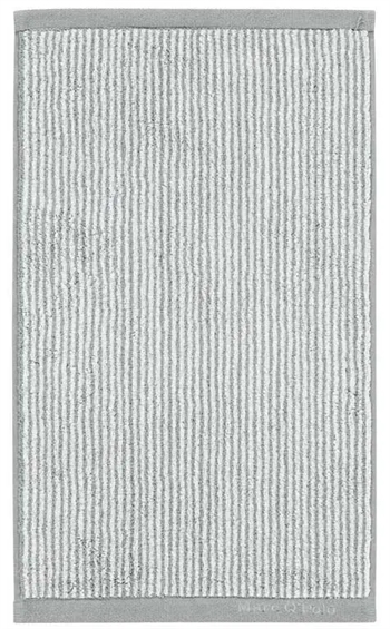 Marc O Polo Gæstehåndklæde - 30x50 cm - Grå og hvid - 100% Bomuld - Luksus håndklæder