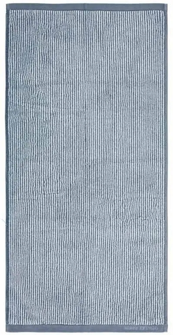 Marc O Polo Håndklæde - 50x100 cm - Blå og hvid - 100% Bomuld - Luksus håndklæde