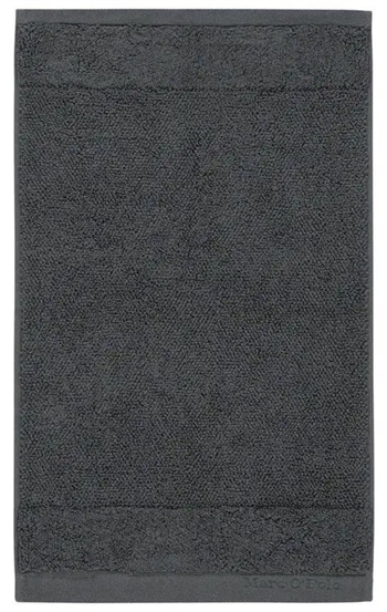 Luksus gæstehåndklæde - 30x50 cm - Antracit - 100% Bomuld - Marc O Polo håndklæder på tilbud