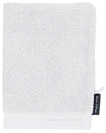 5: Luksus vaskehandske - 16x22 cm - Hvid - 100% Bomuld - Marc O Polo håndklæder på tilbud