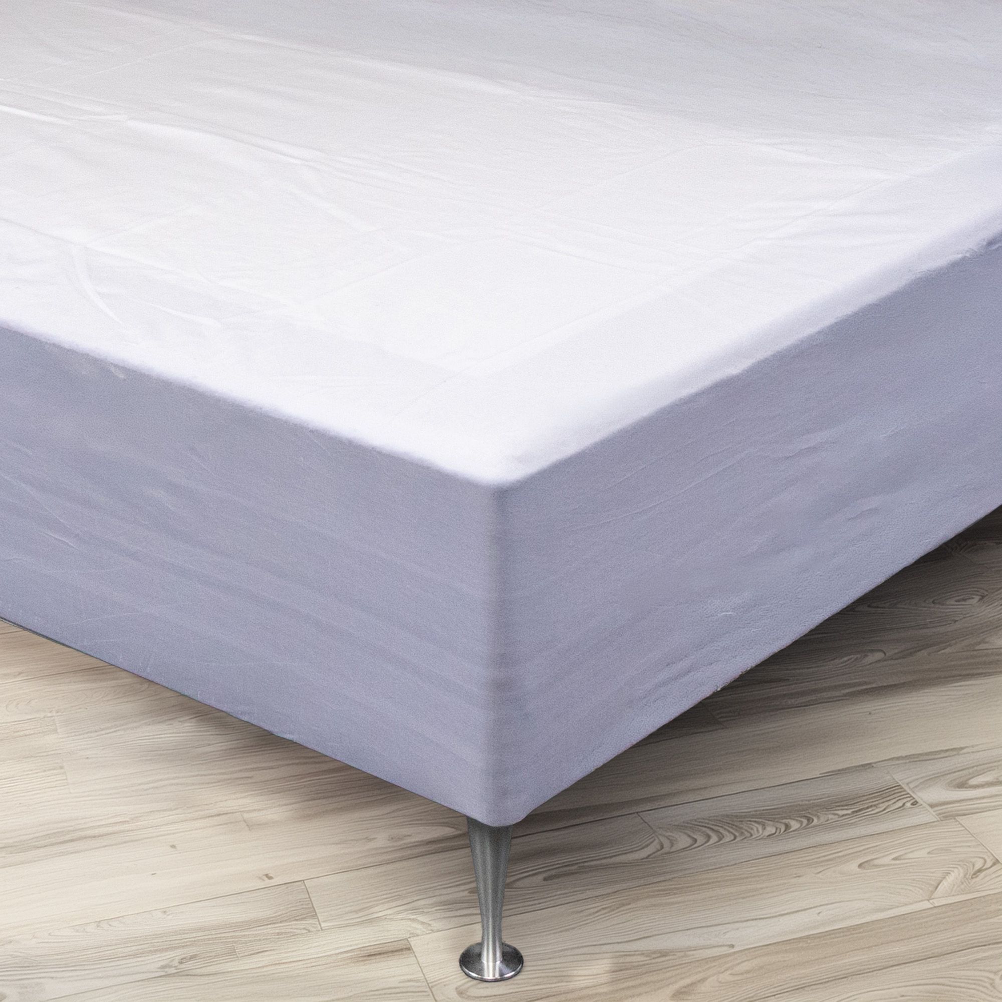 Vådliggerlagen - 90x200x30 cm - Hvid - Vådligger faconlagen til enkelt seng - Nordstrand Home madrasbeskytter