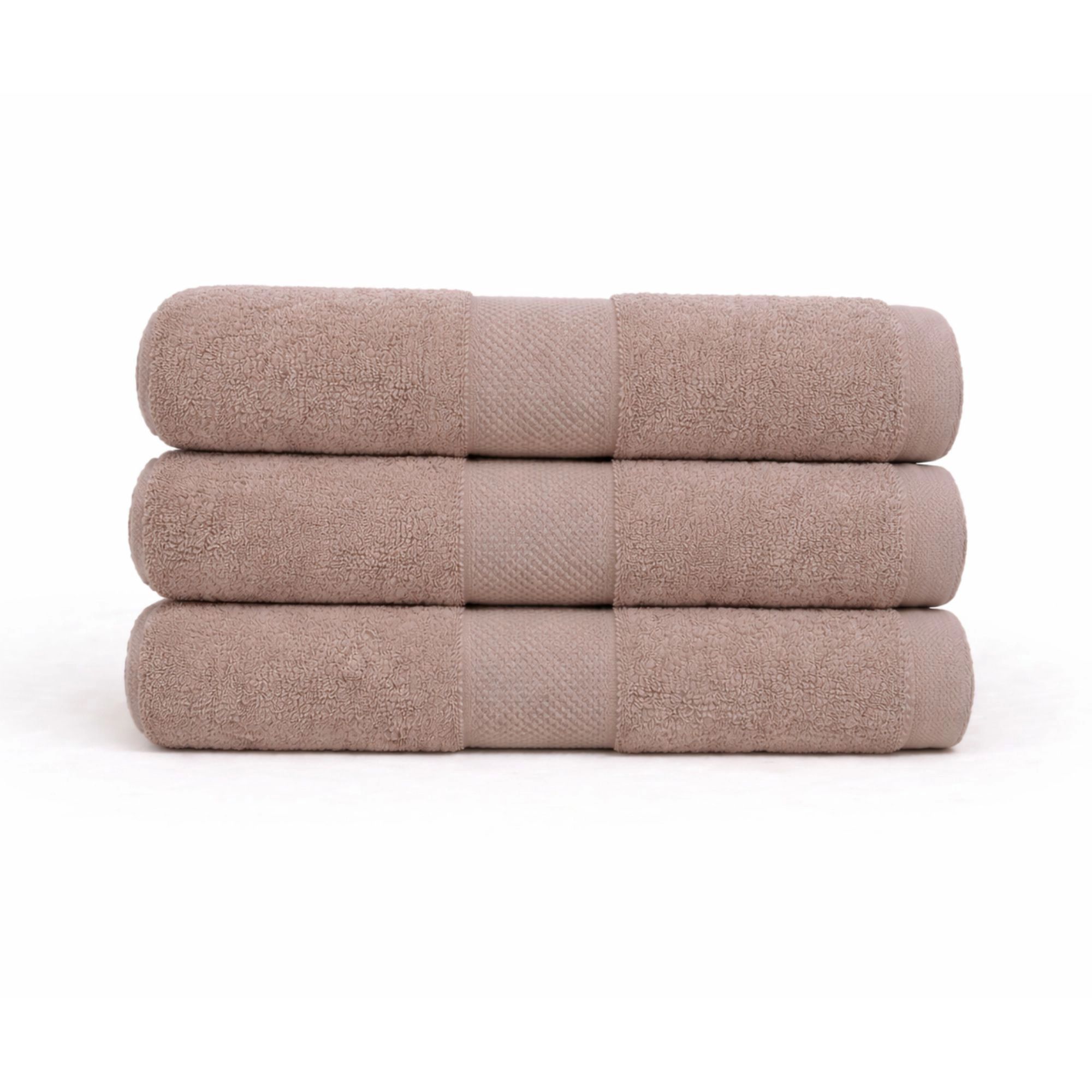 Bomulds håndklæde - 100% bomuld - Diamant - Sand