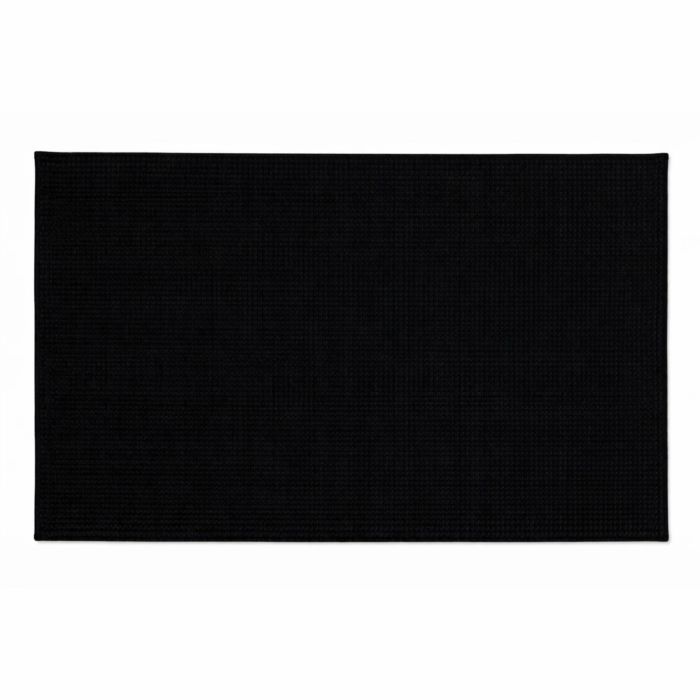 Bademåtte - 50x80 cm - Skridsikker bademåtte - Sort 