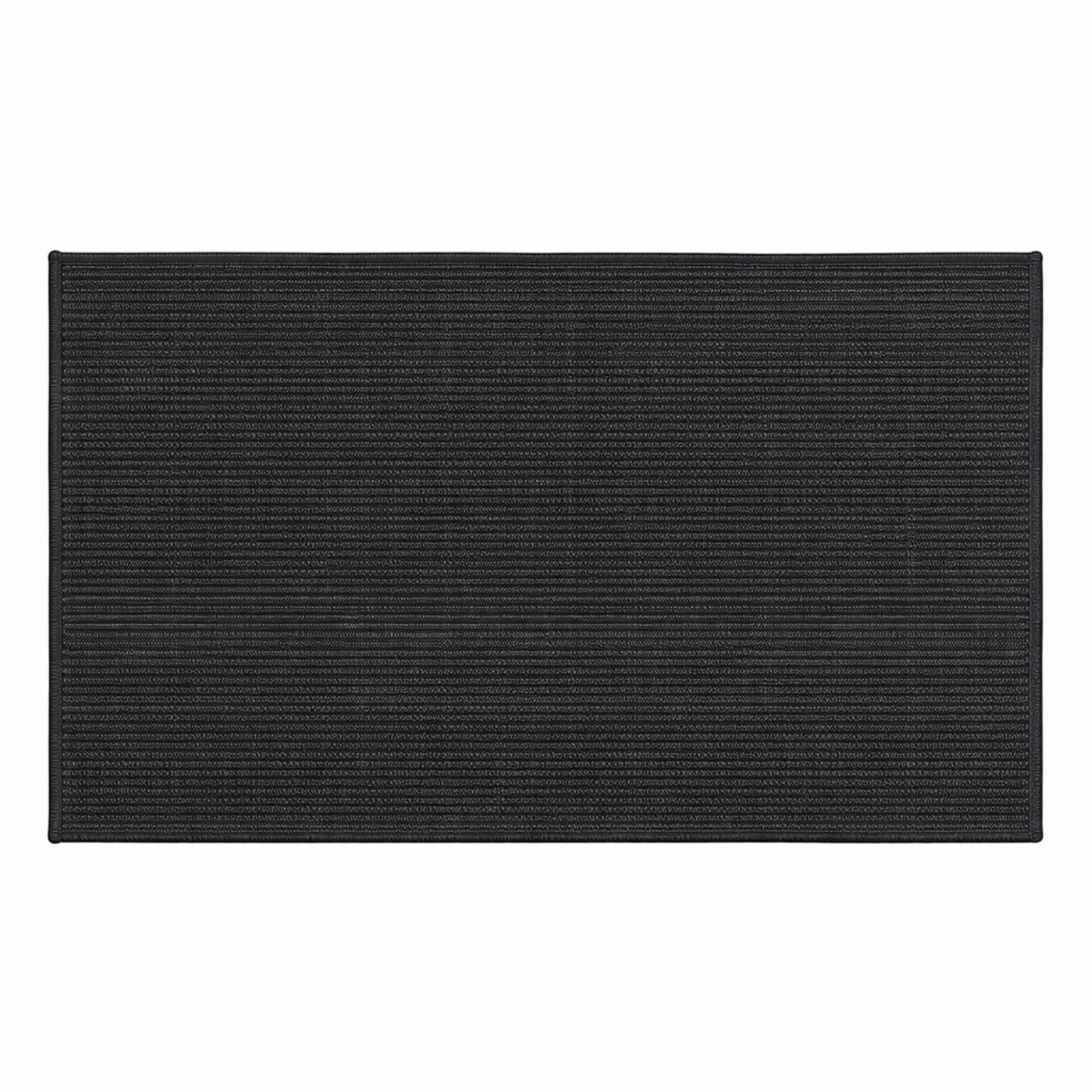 Bademåtte - 50x80 cm - Skridsikker bademåtte - Mørkegrå
