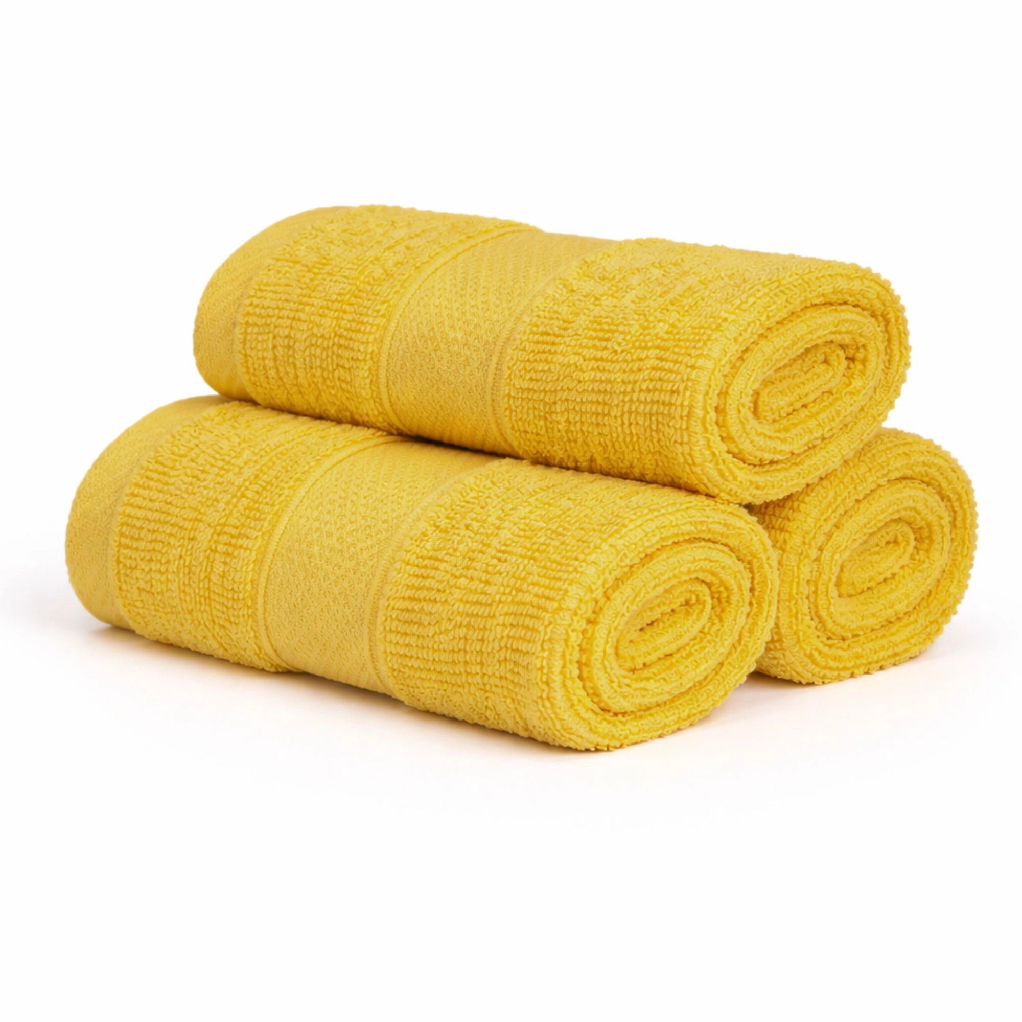 Bomulds vaskeklud - 100% bomuld - Vaskeklud 30x30 cm - Diamant - Gul