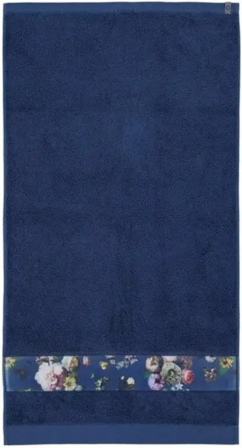 Billede af Essenza Fleur - Badehåndklæder - 70x140 cm - Blå - 100% bomuld - Håndklæder fra Essenza