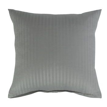Pudebetræk 50x70 cm - Jacquardvævet - Grå - 100% Bomuldssatin