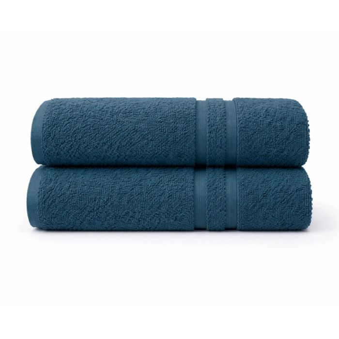 Bomulds håndklæde - 100% bomuld - Blå