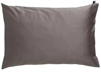 Pudebetræk 70x100 cm - Mørk Grå - 100% bomuldsatin - Høie