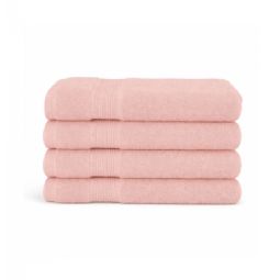 Bambus håndklæde - Bambus/bomuldsfrotté - Rosa